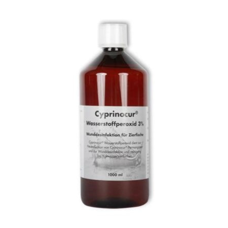 Cyprinocur® Nadtlenek Wodoru – do neutralizacji nadmanganianu i dezynfekcji ran 1000ml