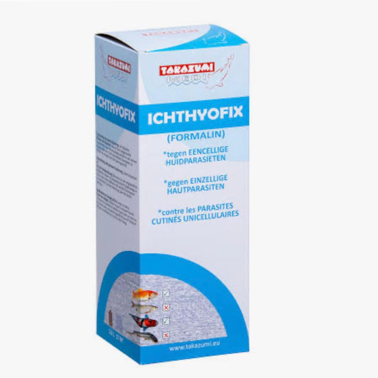 Takazumi Ichthyofix (Formalin) – preparat na pasożyty skóry ryb koi i stawowych