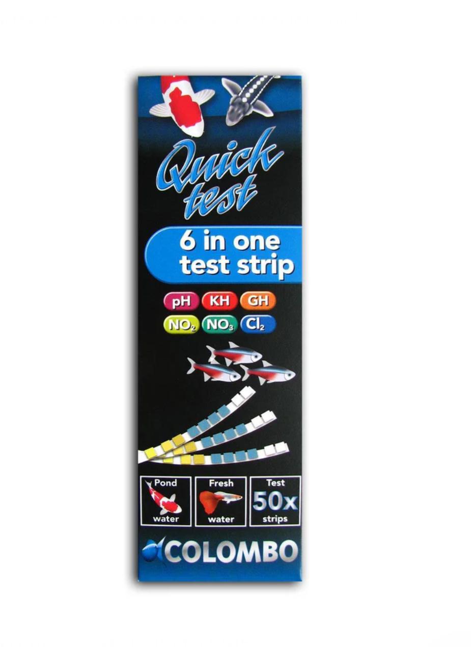 Colombo Quick Test 6in1 – szybki test wody do stawu i akwarium