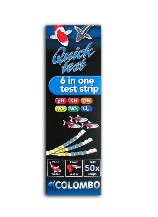Colombo Quick Test 6in1 – szybki test wody do stawu i akwarium