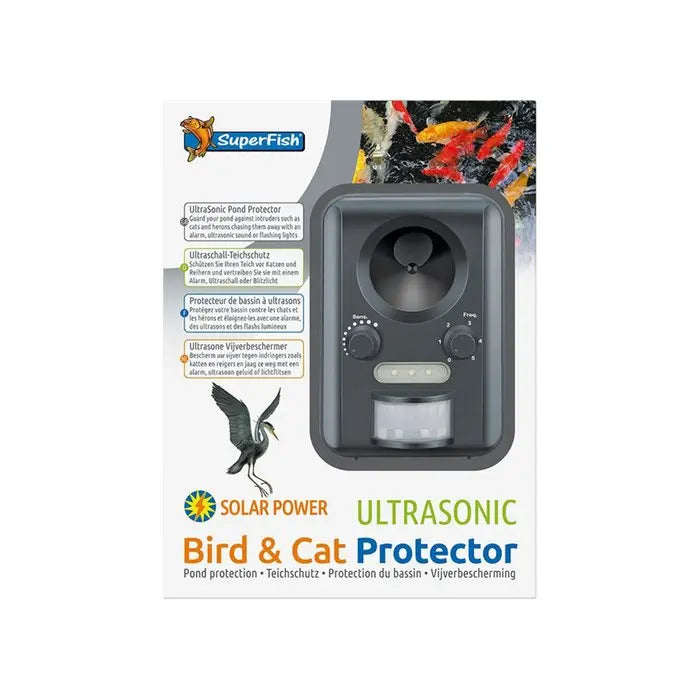 SuperFish Bird & Cat Protector – odstraszacz czapli i kotów do oczka wodnego